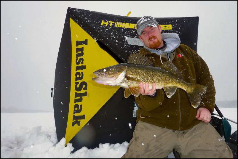 MANY CRACKS AT THE ICE.